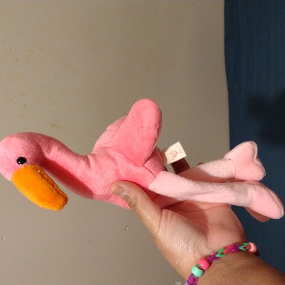 Pink Flamingo Beanie Baby Plushie - Picture 2 of 8
